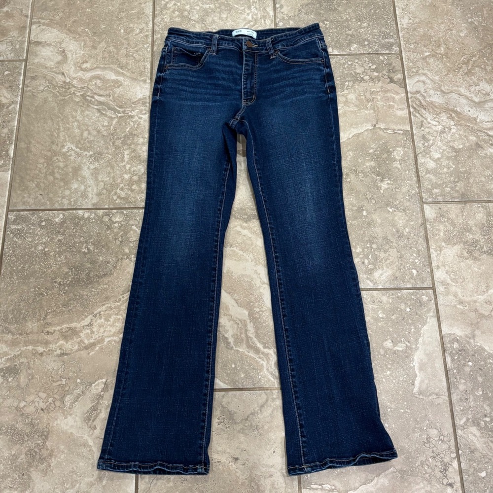 BKE Payton Mid-Rise Tailored Bootcut Jeans Dark Wash 28x32 BGK427R
